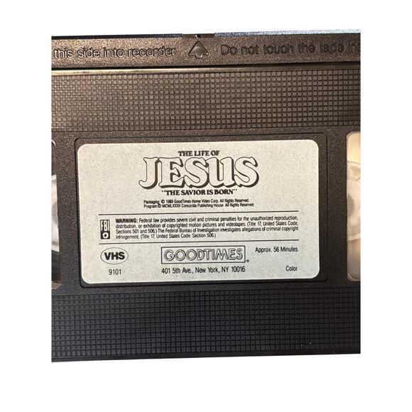 Jesus VHS Tape 1979 Motion Picture Vintage Religious Faith-Based Movie - Picture 8 of 10